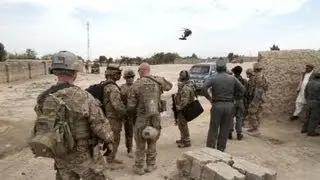 U.S. special forces train Afghan police