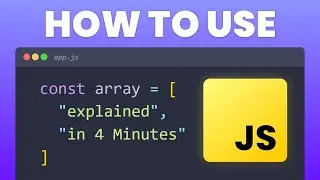 JavaScript Arrays Crash Course Tutorial for beginners