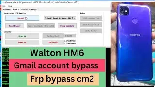 Walton Hm6 frp bypass cm2 crack / Walton hm6 pattern / password / pin Lock remove cm2 /