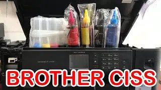 BROTHER MFC J2330DW CONVERT TO CISS | CONTINUOUS INK BROTHER PRINTER