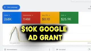 $10k Google Ad Grant Account Creation Course 2024