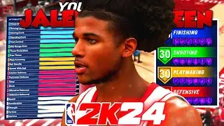 NBA 2K24 *RARE* JALEN GREEN BUILD | DYNAMIC SLASHING SHOT-CREATOR SG W/ HANDLES & CONTACT DUNKS