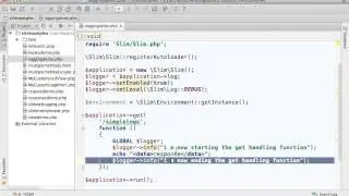 Logging Messages using Slim Framework