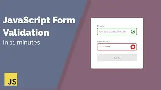 Form Validation With HTML/CSS & JavaScript | Login Form Validation