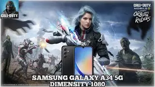 Call Of Duty Mobile|Samsung Galaxy a34 5G(Dimensity 1080). Mj