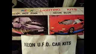 Neon under car street glow vintage neon tube lighting from the 90's