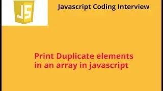 Program to print duplicate numbers in array