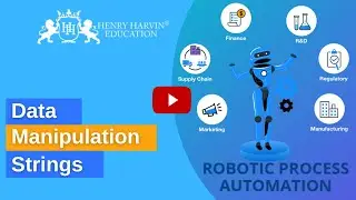 Data Manipulation Strings | Best RPA Using Ui Path Course Tutorial For Beginners 