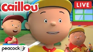 🔴 Caillou Season 1 - FULL EPISODE Marathon! 24/7 Live Stream | CAILLOU