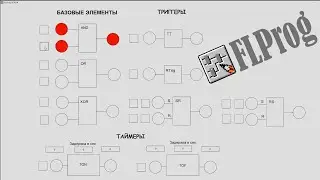 Логические элементы, Триггеры и Таймеры FLProg наглядно в Scada