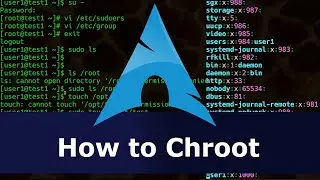 Arch Linux - How to Chroot