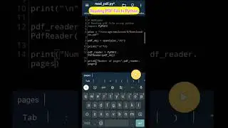 How to read pdf file in python | Python Coding Status 