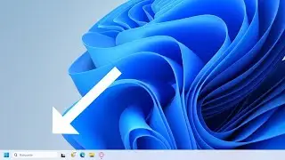 Como cambiar de lado BARRA DE TAREAS en Windows 11