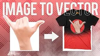 Vector T-shirt Design | Turn anything into Vector Art Episode 1 | Time lapse