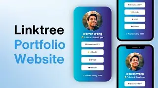 Build a Linktree Portfolio Website With HTML & CSS