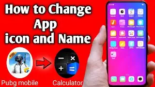 How to Change App Icon And Name on Android | Sky tech