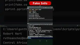 Generate Fake Person Data with Python