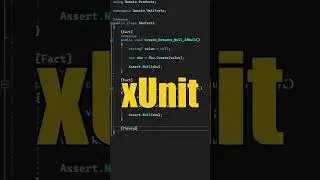 How To Write Parameterized Tests With xUnit #shorts