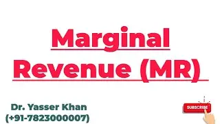 Marginal Revenue | MR | Meaning Of Marginal Revenue | Revenue | Theory Of Revenue | Microeconomics