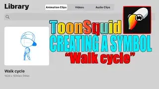 Creating a Symbol in ToonSquid | Walk cycle animation