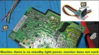 SAMSUNG  Monitor. there is no standby light power. monitor does not work