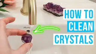 How to CLEAN CRYSTALS | Cleanse crystals at home