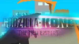 Godzilla x Kong: the new empire - Godzilla vs Scylla (stick animation)