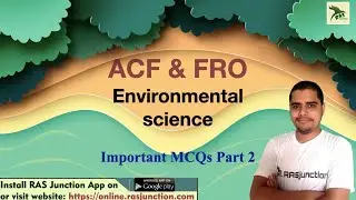 RPSC ACF/ FRO-Environmental Science MCQs Part 2