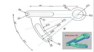 EXERCICE N°18 : Comment réaliser le raccord sur  AutoCAD ? Pièce N°2