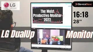 LG DualUp Monitor Unbox, Setup & Review | The MOST productive monitor 2022