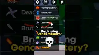 I Got GENOS MASTERY? 💀 #thestrongestbattlegrounds #tsb #tsbg #opm #genos #roblox
