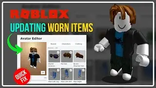 How To Fix Roblox Error WHILE UPDATING Worn Items | Roblox Avatar Fix