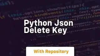 python json delete key