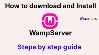 How to download and Install WAMP SERVER -  Steps by step guide