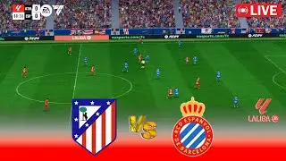 🔴LIVE : Atletico Madrid vs Espanyol - La Liga 24/25 | Full Match EN VIVO | FC 24 Game Simulation