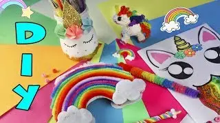 СНОВА В ШКОЛУ 🦄 ЕДИНОРОГИ и РАДУЖНАЯ КАНЦЕЛЯРИЯ / DIY Back To School Unicorn