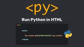 PyScript - Run Python in the Browser! THE END of JavaScript???