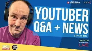 YouTuber Q&A, News and VidSummit - Creator Breakfast LIVE