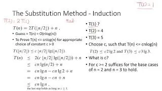Substitution Method | Algorithms | Asymptotic Analysis | Urdu