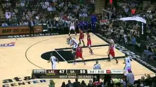 San Antonio Spurs vs. Los Angeles Clippers Game 2 Recap Round Two (05/17/2012)