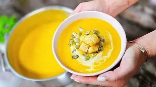 Я могу Есть этот Суп всю ОСЕНЬ Самый ЛУЧШИЙ рецепт Тыквенного Супа-Пюре
