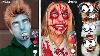 САМОЕ ЖУТКОЕ ВИДЕО в ТИКТОК! ТРЕШ ЗАРЖАЛ-УДАЛЯЙ TikTok НЕ засмейся ЧЕЛЕНДЖ Funy Video Валеришка Макс