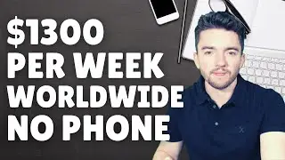 $1300/Week Worldwide Work-From-Home Jobs No Phone 2021