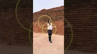 Double hula hoop tricks|how to spin double hula hoops|richa bhatia