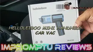 CAR TECH HELLOLEIBOO MINI HANDHELD 6500PA CORDLESS CAR VAC