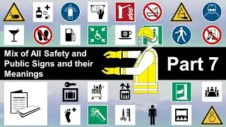 Mix of All Safety and Public Signs with their Meanings - Part 7