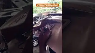 Intip pemasangan head unit,kamera parkir & LED headlight pada mobil Yaris yuk🤗#fyp #headunitandroid
