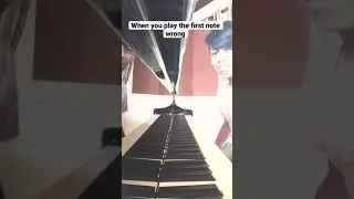 When you play the wrong note