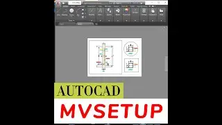 How to use MV SETUP in AutoCad