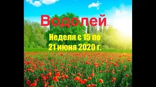 Водолей. Таро-прогноз на неделю с 15 по 21 июня 2020 года.